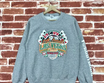 Sudadera clásica de Las Vegas con cuello redondo y logo grande del equipo de voleibol del sur de California, talla pequeña