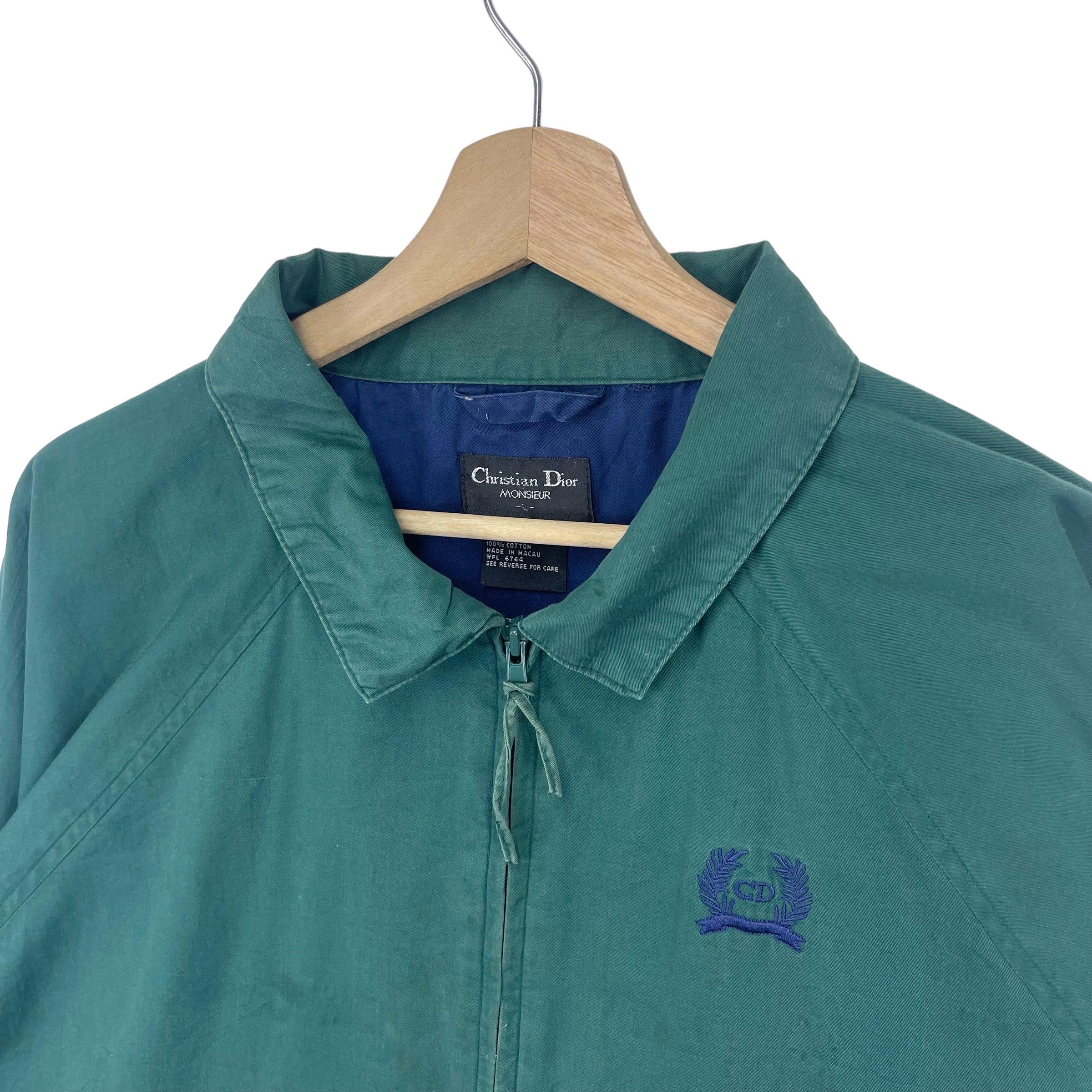 Vintage 90's Christian Dior Harrington Jacket Embroidery CD