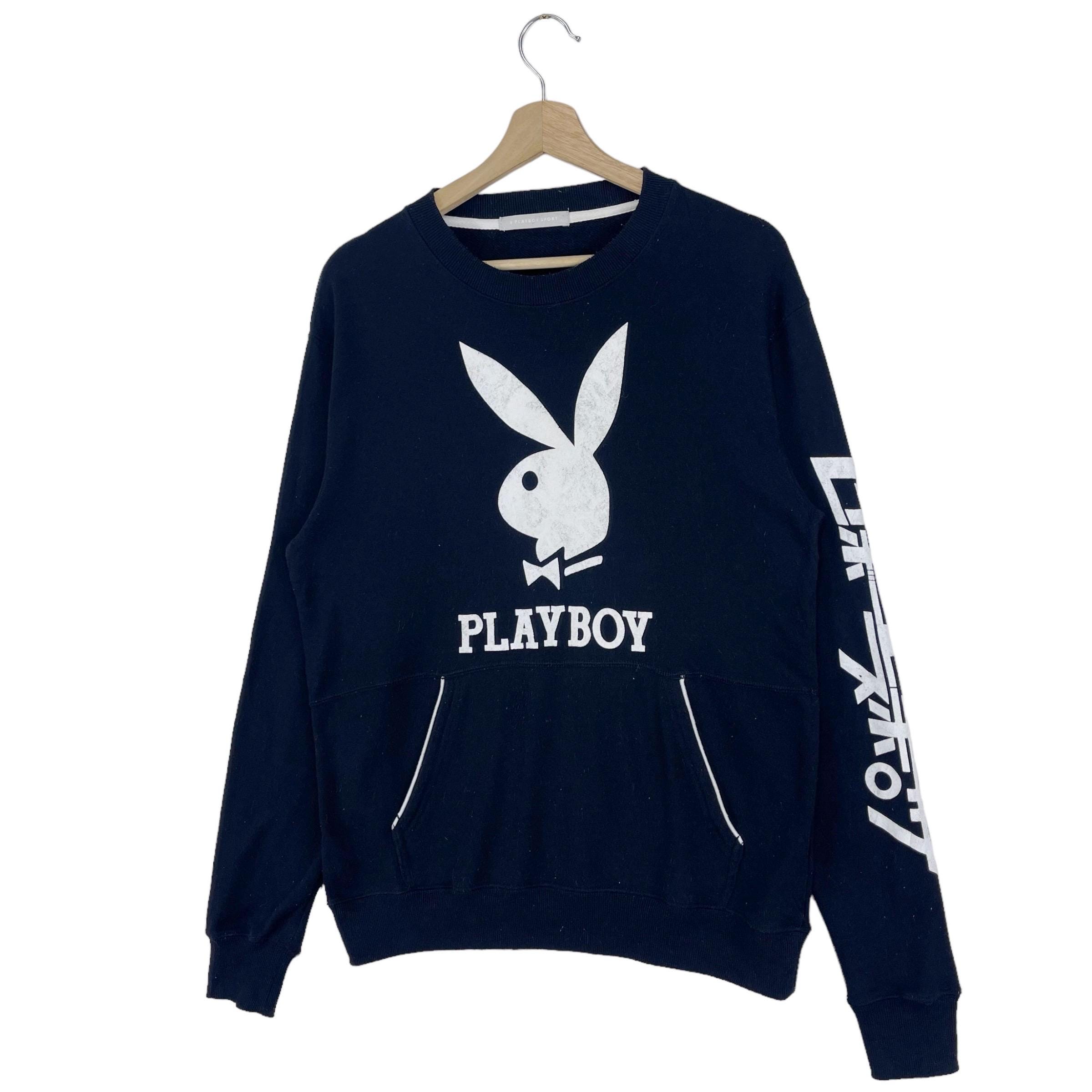 Vintage Playboy Sport Japan Version Sweatshirt Spell Out Big Logo