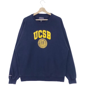 Rare Vintage University Of California Santa Barbara Sweatshirt Big Logo UCSB Pullover Jansport Sweatshirt Size Large
