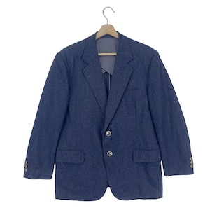 Vintage 90’s Ermenegildo Zegna Wool Blazer Jacket Button Casual Designer Italian Luxury Fashion Blazer Jacket Size Medium