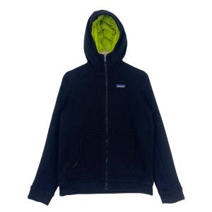 Vintage Patagonia Insulated Jacket Hoodie Zipper Small Logo Outdoorsman Jacket Size Small
