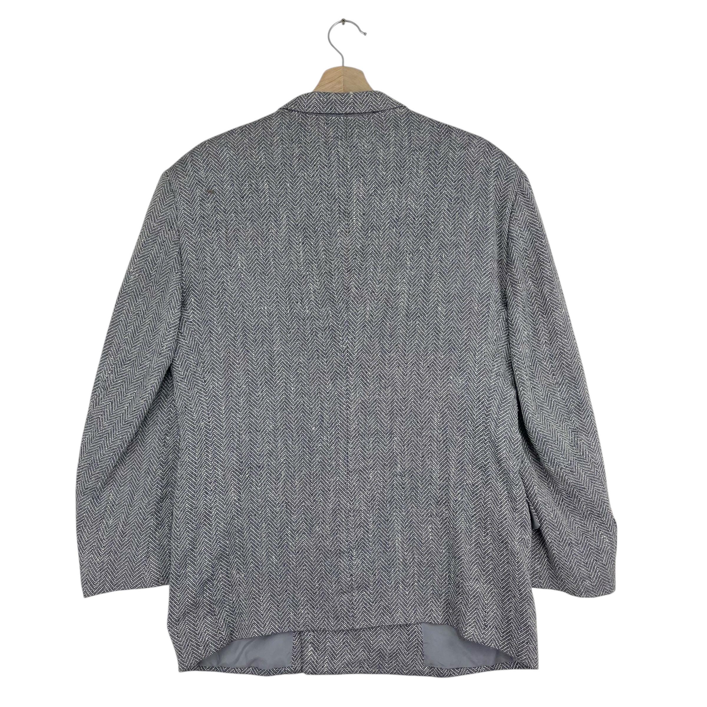 Vintage Issey Miyake Men Double Breasted Wool Coat Size Medium