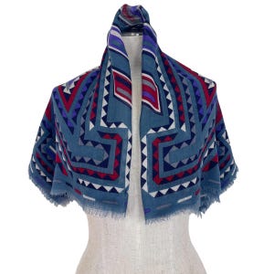 イッセイミヤケ　ISSEY MIYAKE　スカーフ　絹　初期　ヴィンテージ Vintage Issey Miyake Scarf, Issey Miyake Neckerchief, Vintage