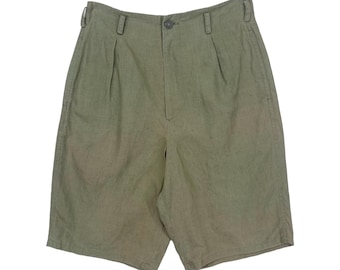 Pantalones cortos vintage Yohji Yamamoto marrones, talla Y, 28, fabricados en Japón