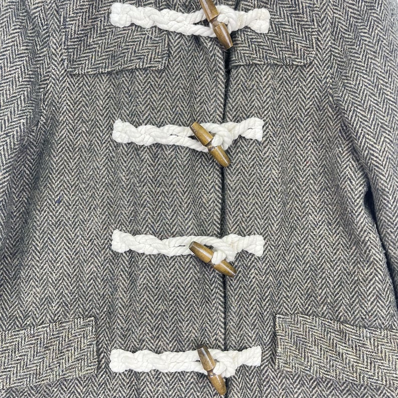 90'S Harris Tweed Wool Tailored Jacket Men's M Size Vintage / eaa492495