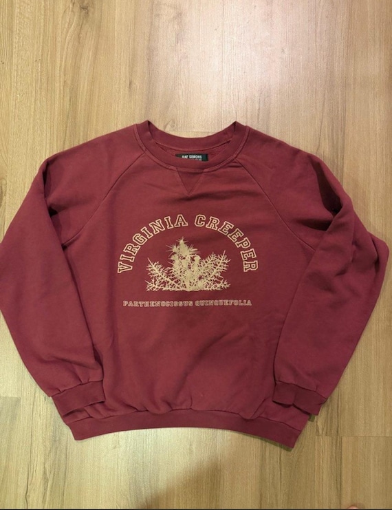 F/W 2002-03 Raf Simons Virgina Creeper Sweatshirt Big Logo