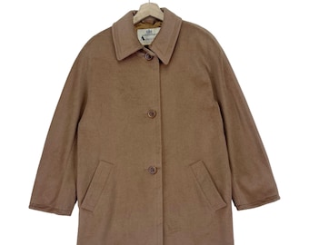 Vintage Aquascutum London wollen jas met knoop maat medium Made in England