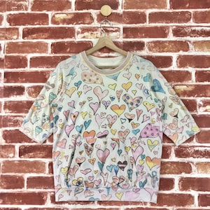 Vintage Tsumori Chisato Sweatshirt Crewneck Over Print abu Issey Miyake Sleep Shirt Sleeve Jumper Pullover Sweatshirt