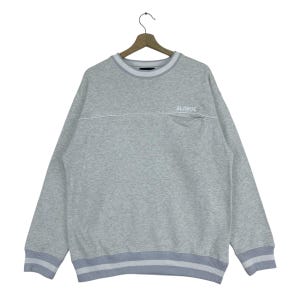 Vintage XLarge Sweatshirt Embroidered Logo Single Pocket Streetwear Sweatshirt Size Medium