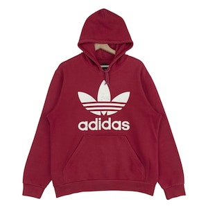 Vintage 90’s Adidas Sweatshirt Hoodie Big Logo Pullover Jumper Sweatshirt Size Medium