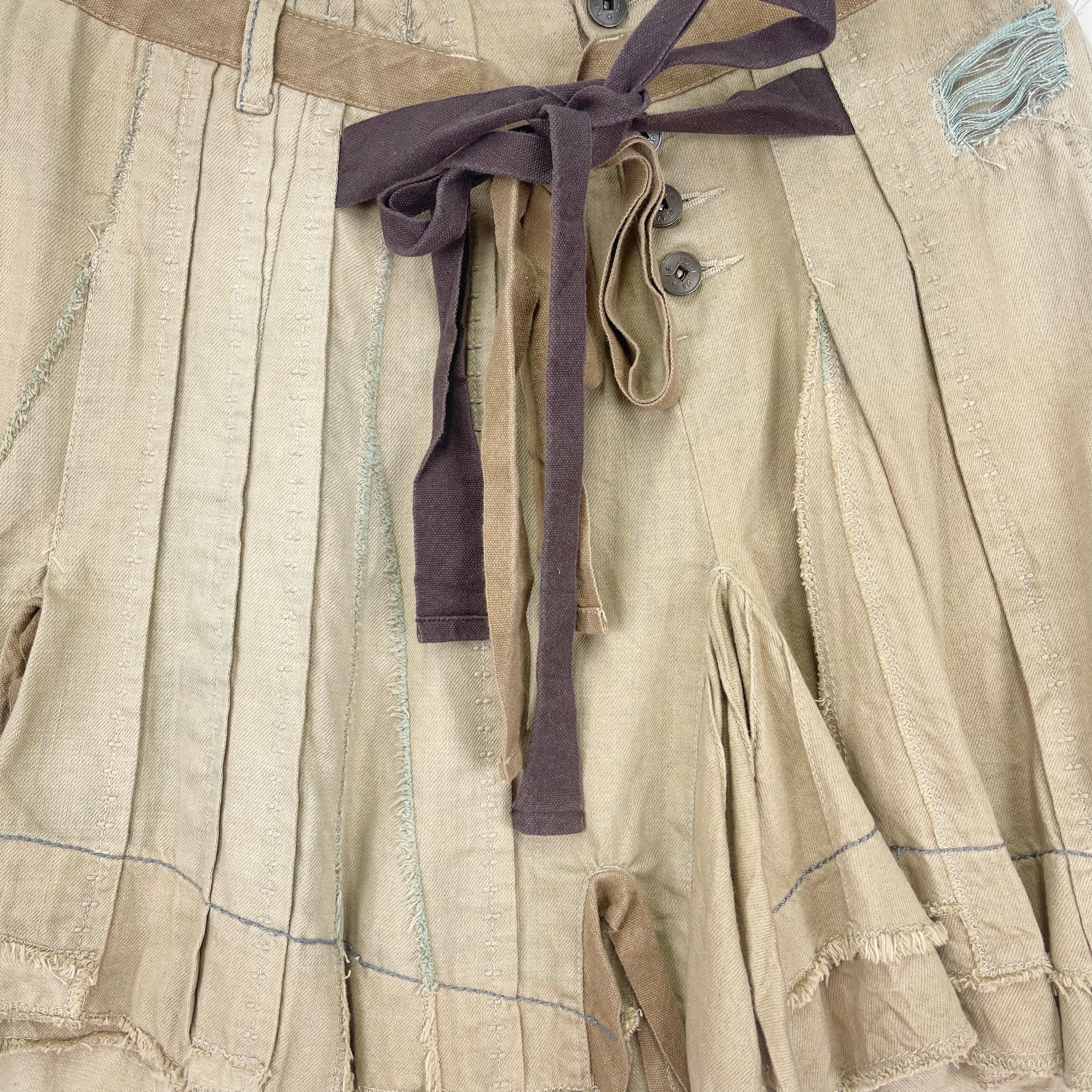 Jupe Destructurée Marithé Et François Girbaud Marron - Taille S, Genou - Occasion Excellent état
