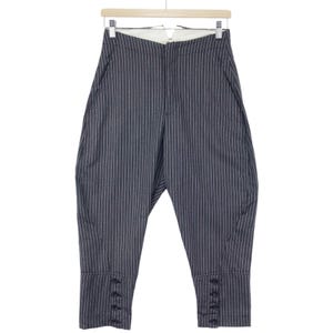 Designer!! Pantaloni Comme Des Garçons con palloncini a righe CDG Robe De Chambre Pantaloni in lana Taglia 27 Made in Japan