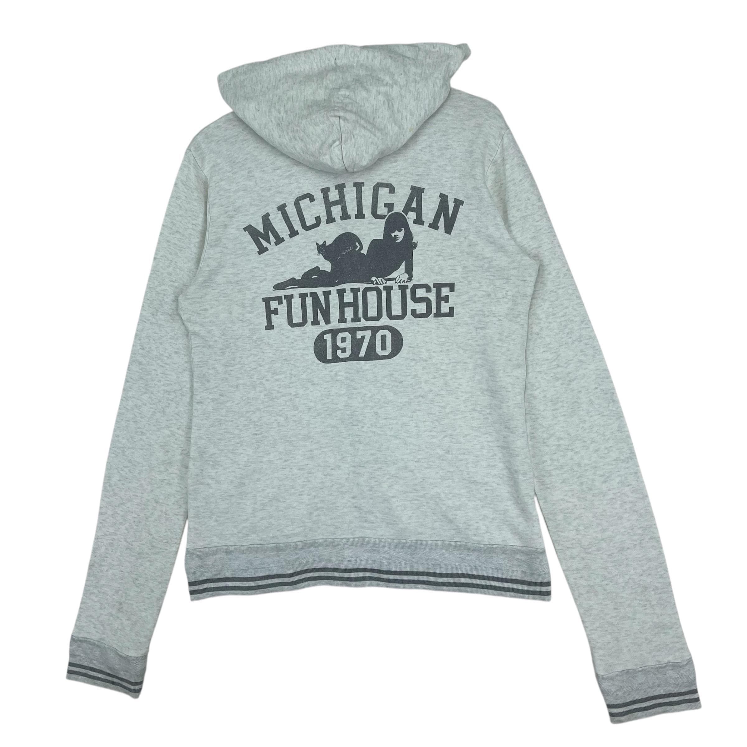 Vintage Hysteric Glamour Sweatshirt Hoodie Zip up Big Logo