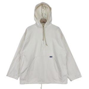 Vintage 90’s La Glazik Cotton Jacket Hoodie Organic Cotton Canvas Pullover Sweater Size Large Made In France