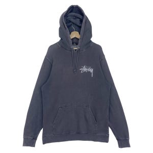 Vintage 90’s Stussy Sweatshirt Hoodie Big Logo Streetwear Oldstussy Sweatshirt Size Medium