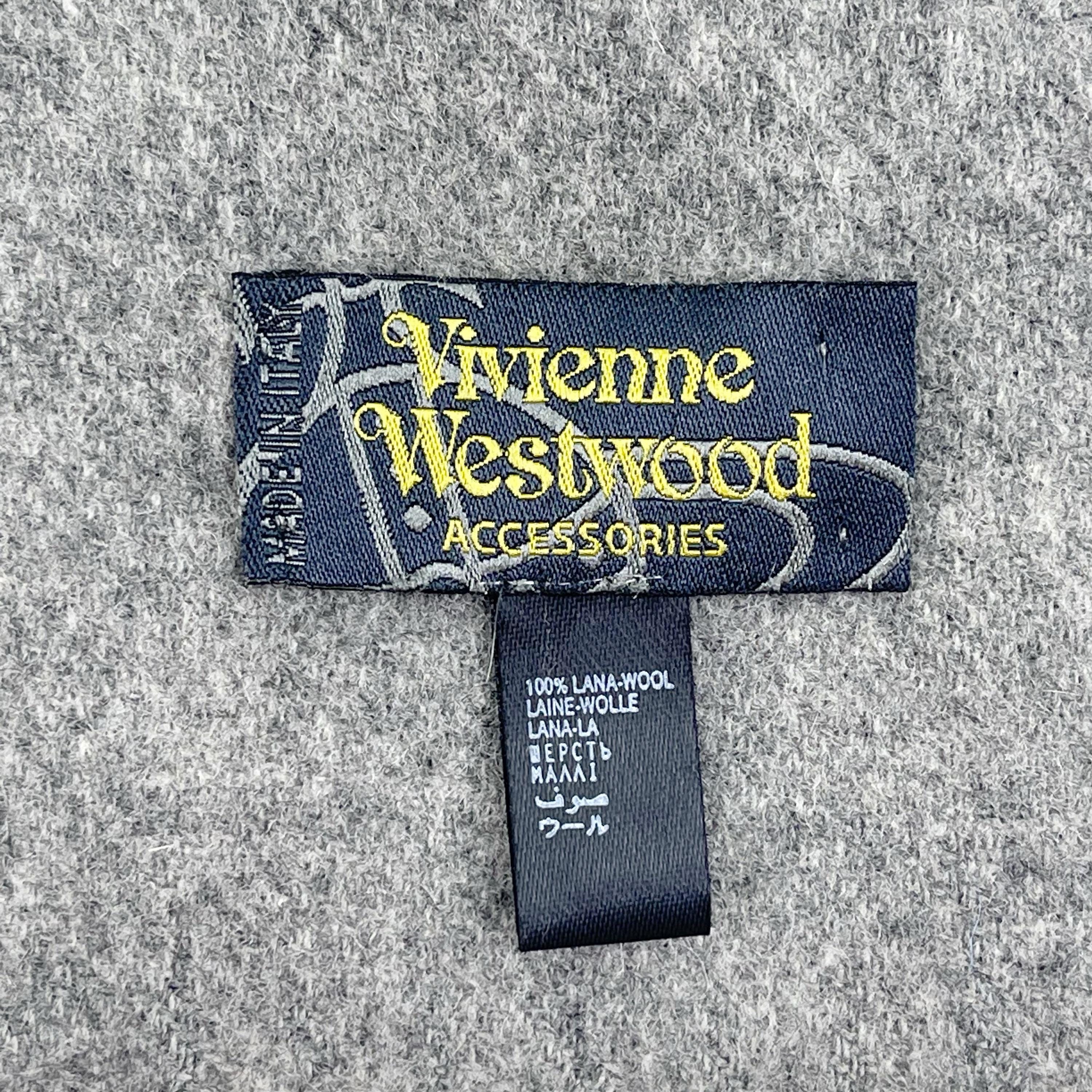 小物 Vivienne Westwood 90s Pattern Muffler Buy Vivienne Westwood Black Single Orb Double Scarf from Next USA