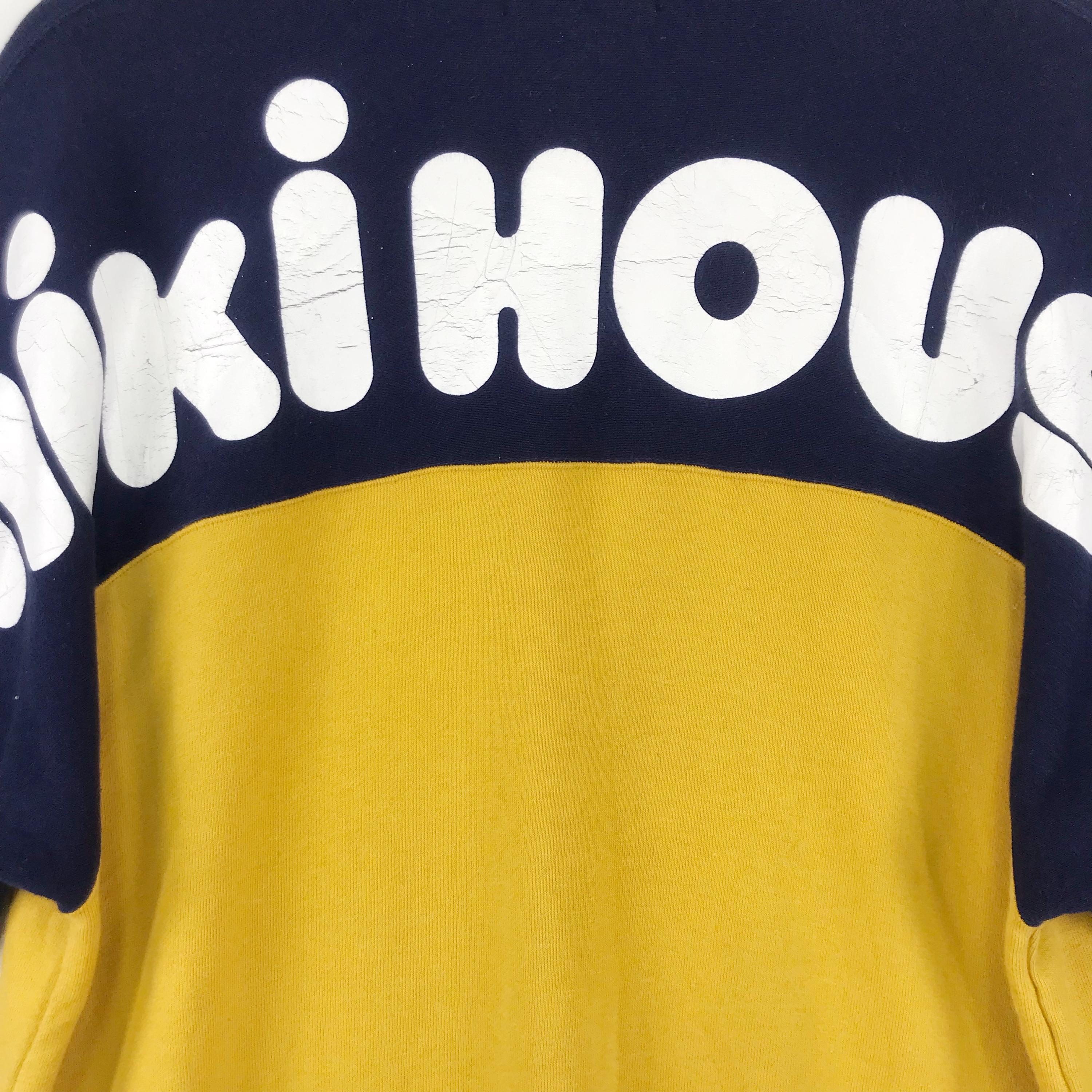 Vintage 90's Miki House Sweatshirt Spell Out Big Logo Pullover