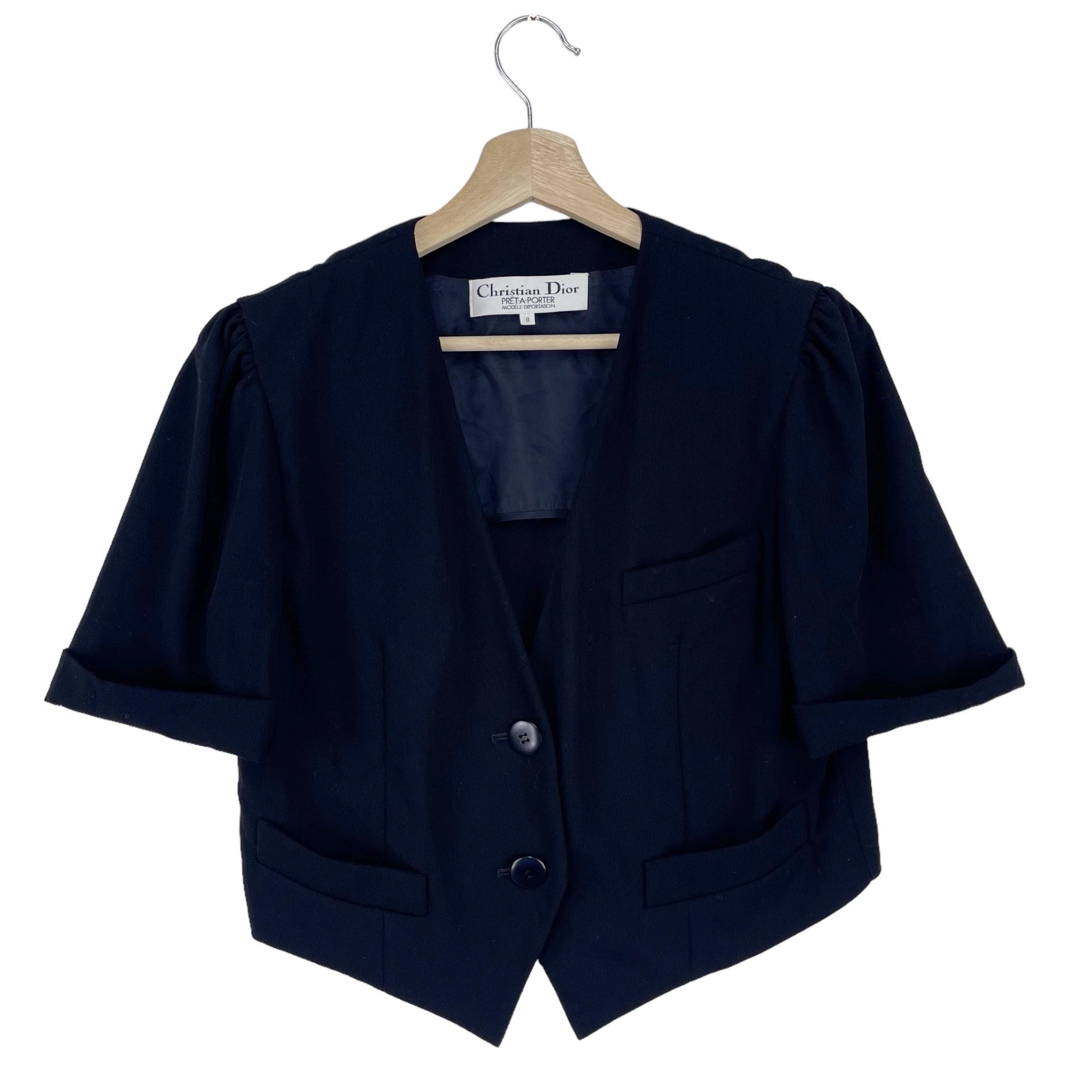 小*山様 80s vtg dior short wool bomber jack 小*山様 80s vtg dior