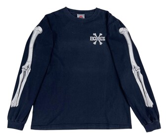 Vintage Bones Powell Peralta Long Sleeve Shirt Big Logo Cross