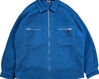 Vintage 1995 Patagonia Reversible Glissade Fleece Jacket Zipper