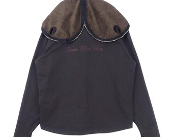 RARE A/W1997 World Wide Web Masked/alien Hoodie Massimo Osti