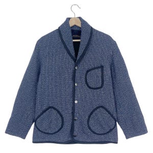 Vintage Industry & Co Label Jacket Snap Button Lining Fleece Worker/Hunter Jacket Size Medium