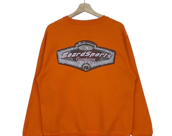 Vintage Ocean Pacific Sweatshirt Big Logo Surfboards Pullover Sweatshirt size Medium