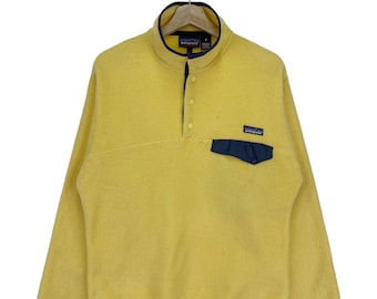 Vintage 90's Lacoste Harrington Jacket Small Logo Yellow Jacket
