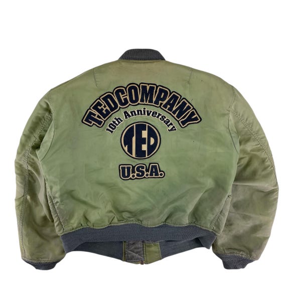 テッドマンma-1 10周年記念 限定品 TEDMAN テッドマン レザー MA-1