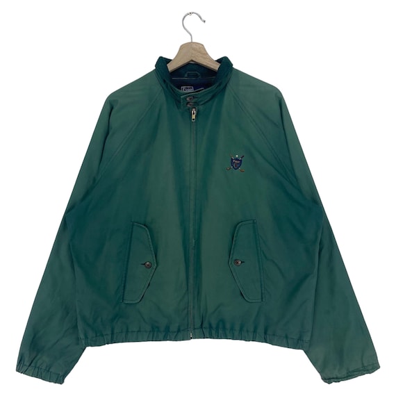Vintage 90's Polo Ralph Lauren Harrington Jacket Zipper Embroidery