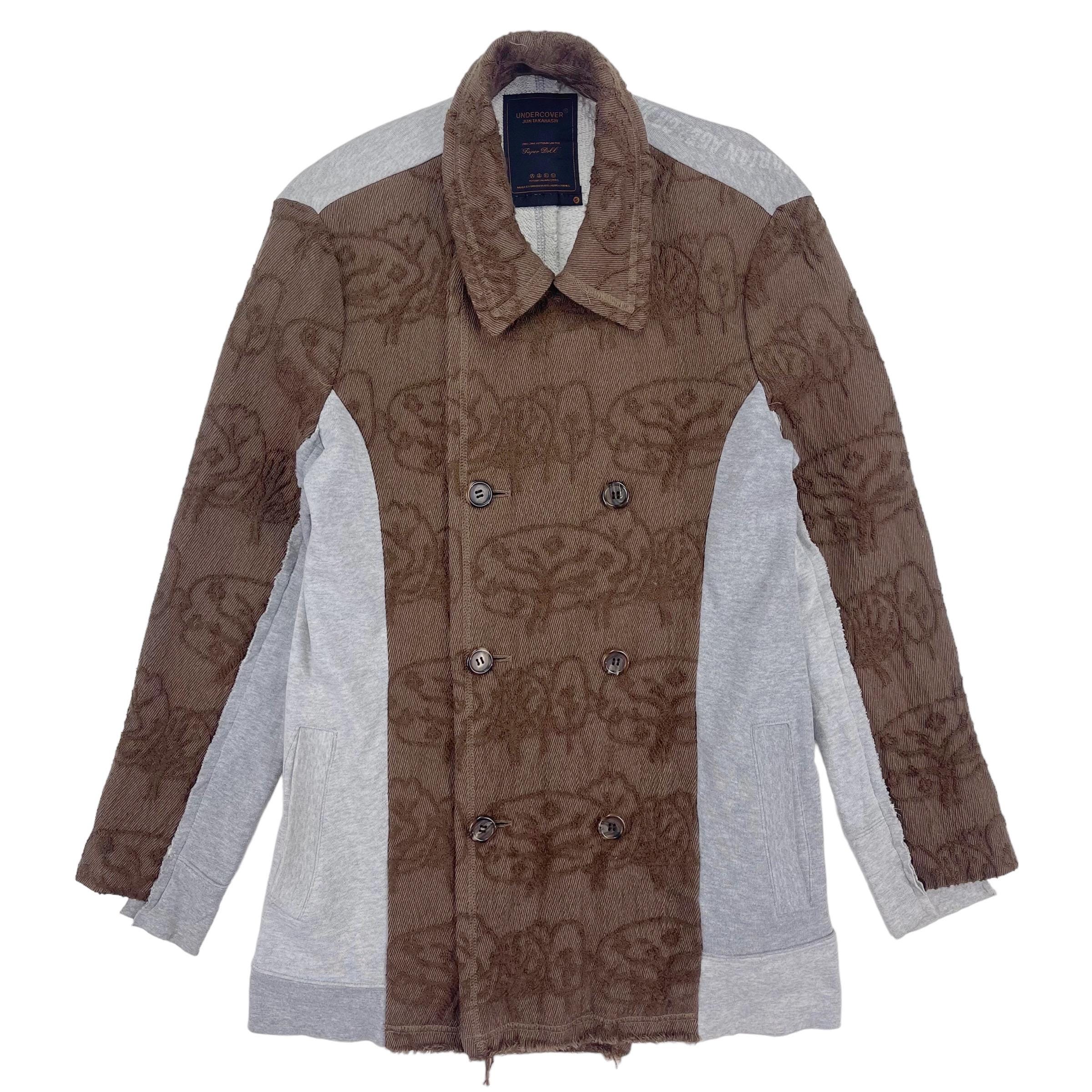Rare A/W 03 Undercover Paper Doll Hybrid Tailored Double Breasted