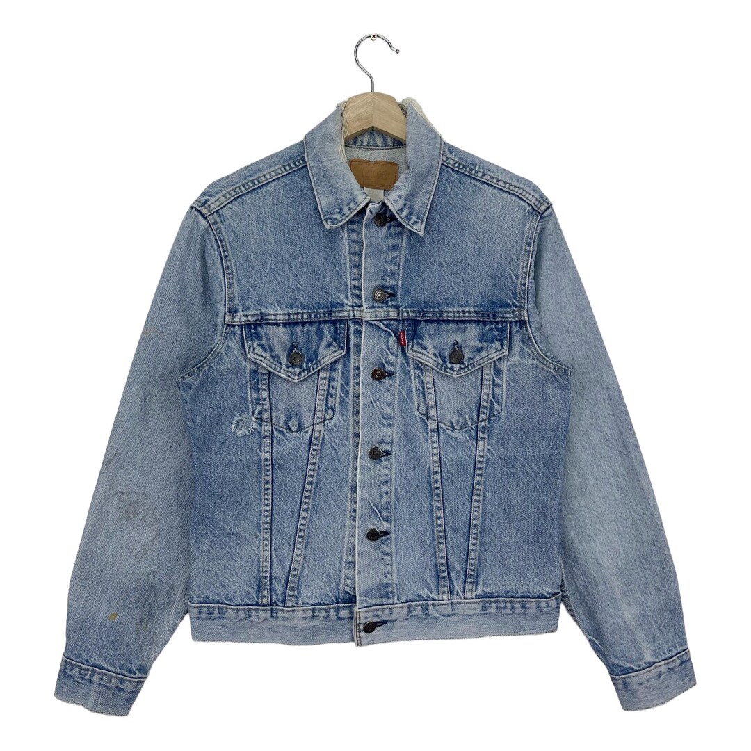 Vintage 80's Levi's Distressed Type 3 Denim Jacket Denim/jean