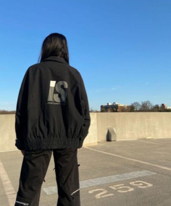 Vintage 1980 Issey Miyake Sport Bomber Jacket Japanese Fashion