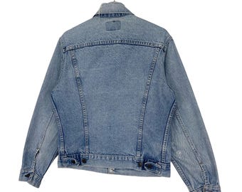 Vintage 80's Levi's Distressed Type 3 Denim Jacket Denim