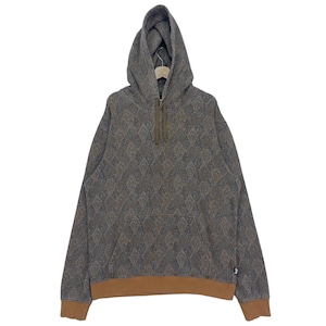 Vintage Stussy Marquis Sweatshirt Hoodie Full Print Logo Pullover Jumper Sweatshirt Size X-Large