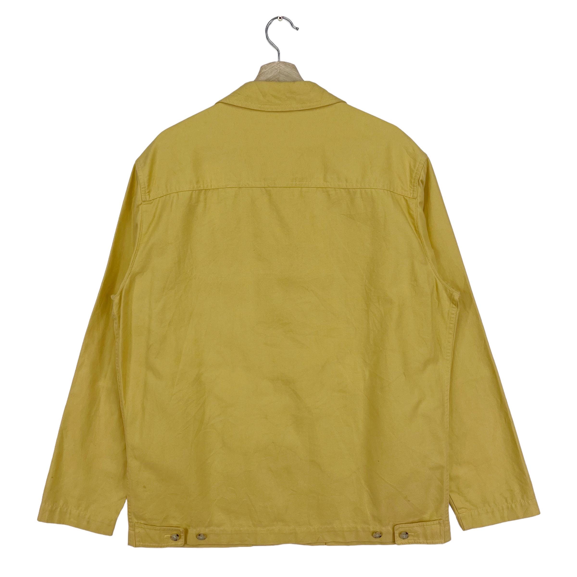 Vintage 90's Lacoste Harrington Jacket Small Logo Yellow Jacket