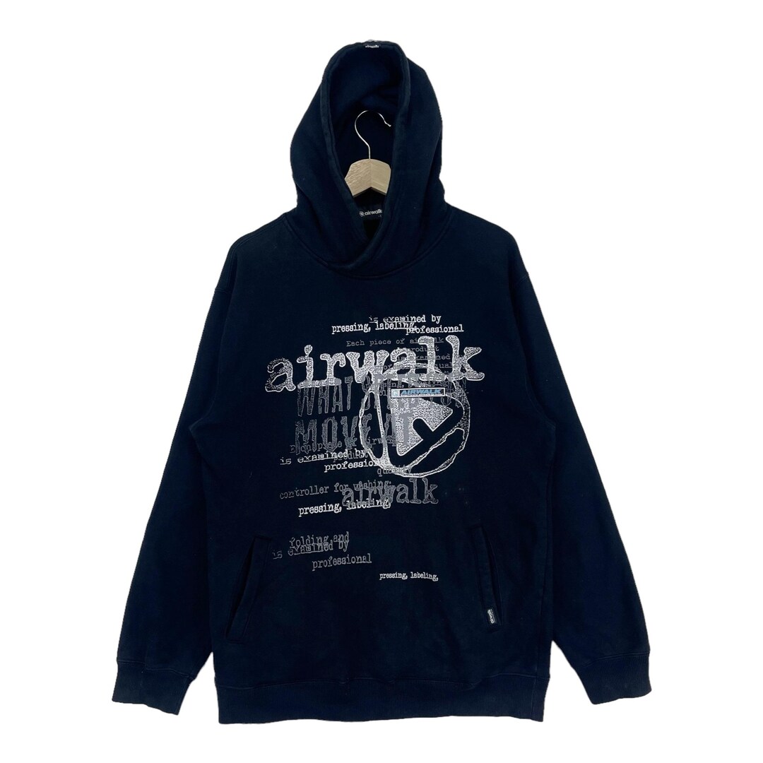 Vintage Airwalk Sweatshirt Hoodie Big Logo Skateboard/streetwear ...