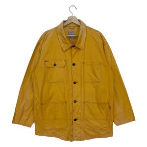 Vintage Parct Studio Chore Jacket Button Worker/Chore/Workwear Faded Jacket Size X-Large