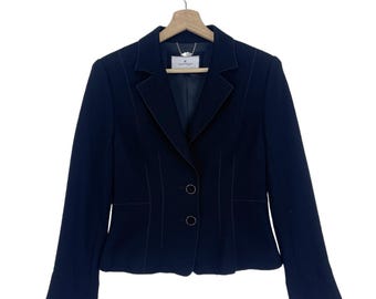 Vintage Courreges Cropped Jacket Button Luxury Women Jacket Size Medium