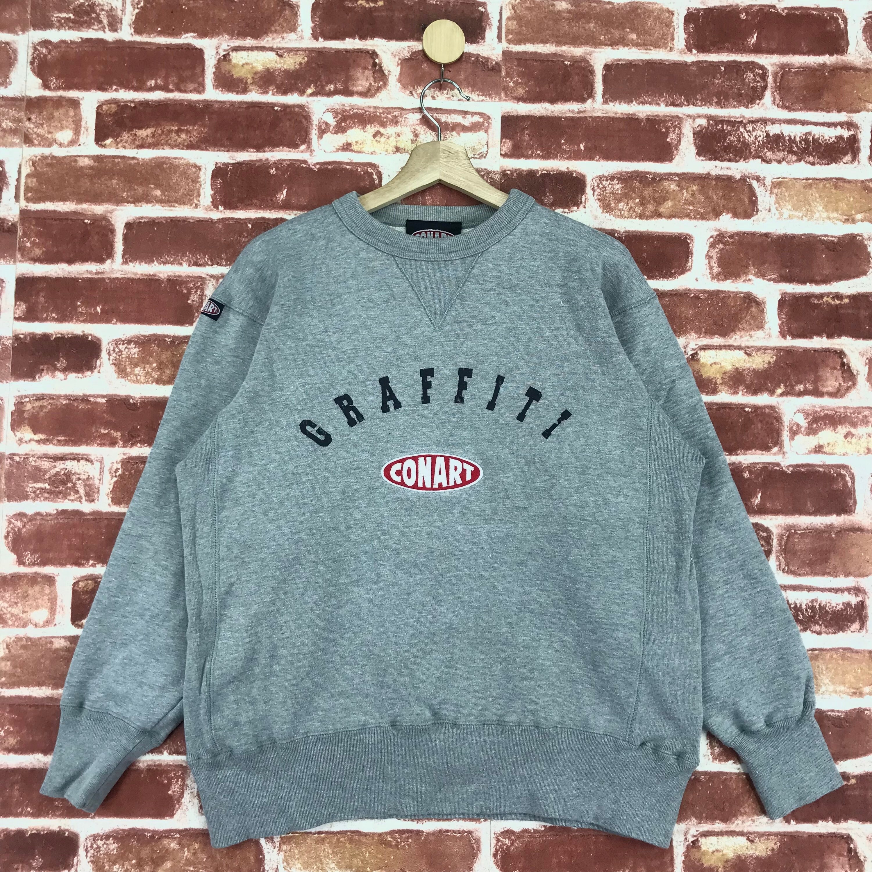 90s conart スウェット Vintage 90's Conart Sweatshirt Crewneck Big Logo Conart