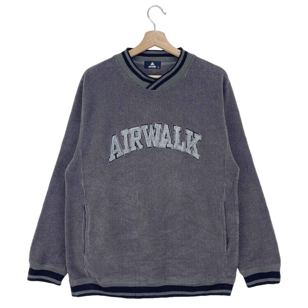 Vintage Airwalk Sweatshirt Hoodie Big Logo Skateboar…