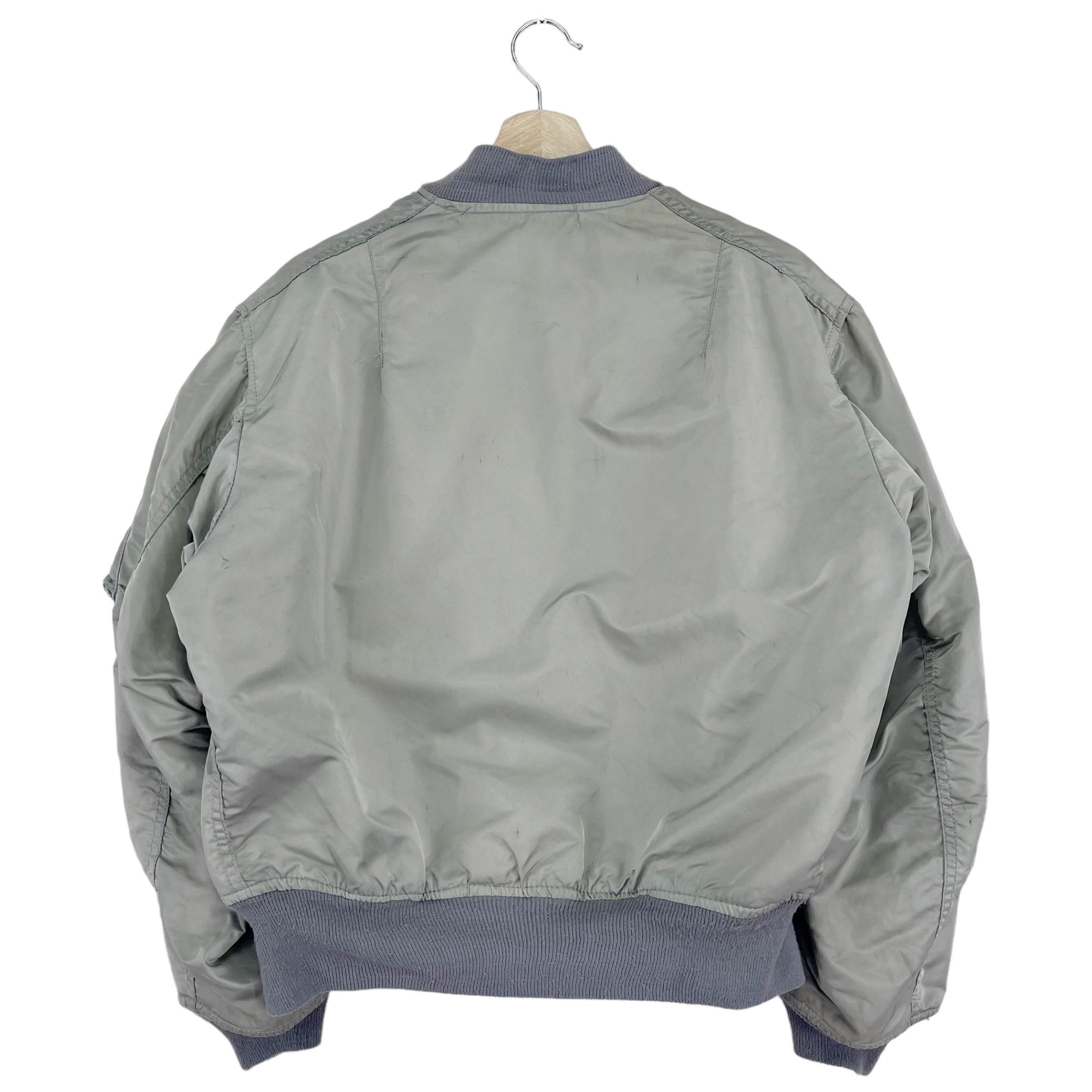 ジャケット・アウター 80's Military MA-1 JKT Made in U.S.A. Vintage 80s Alpha Industries MA-1 Bomber Jacket Full Zip