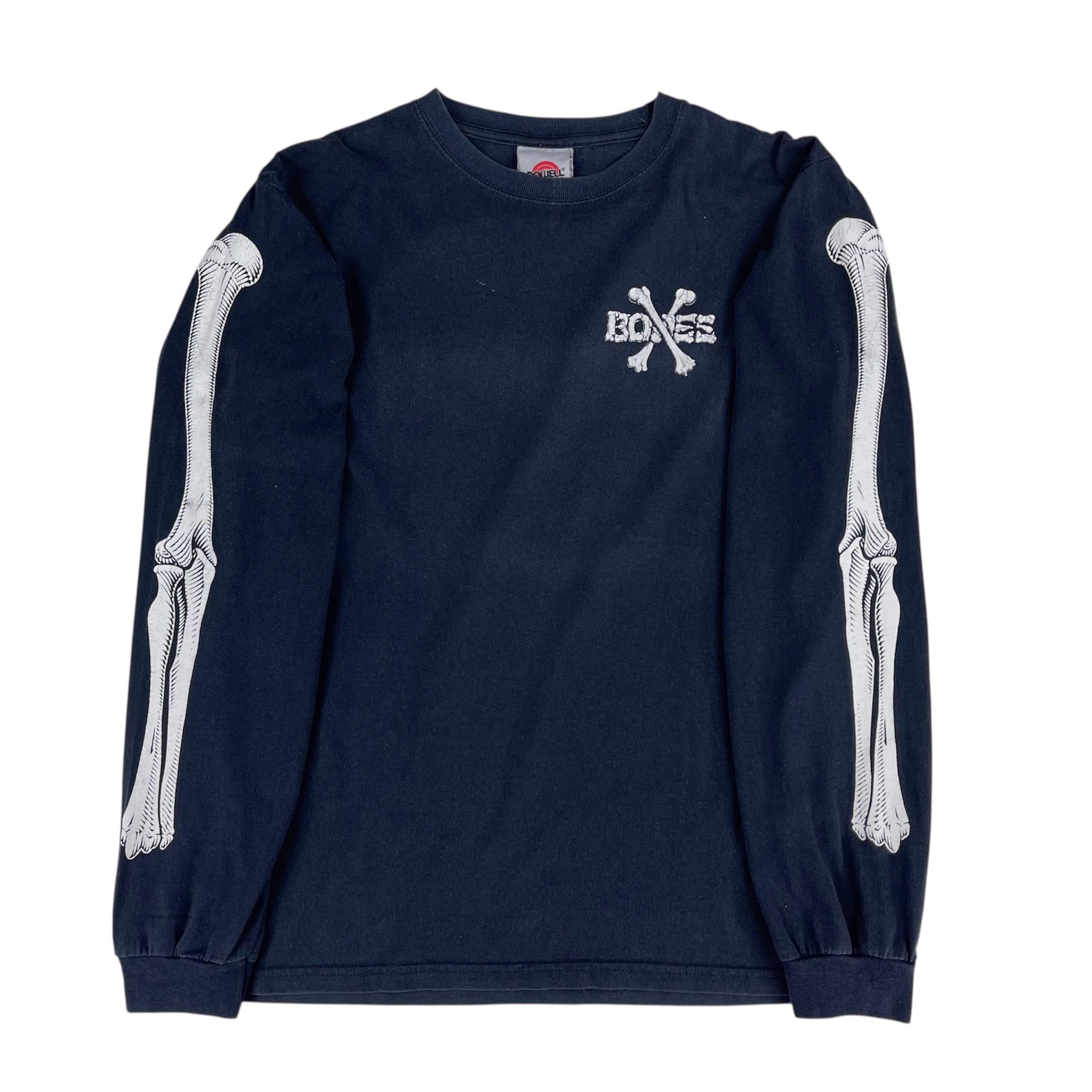 Vintage Bones Powell Peralta Long Sleeve Shirt Big Logo Cross