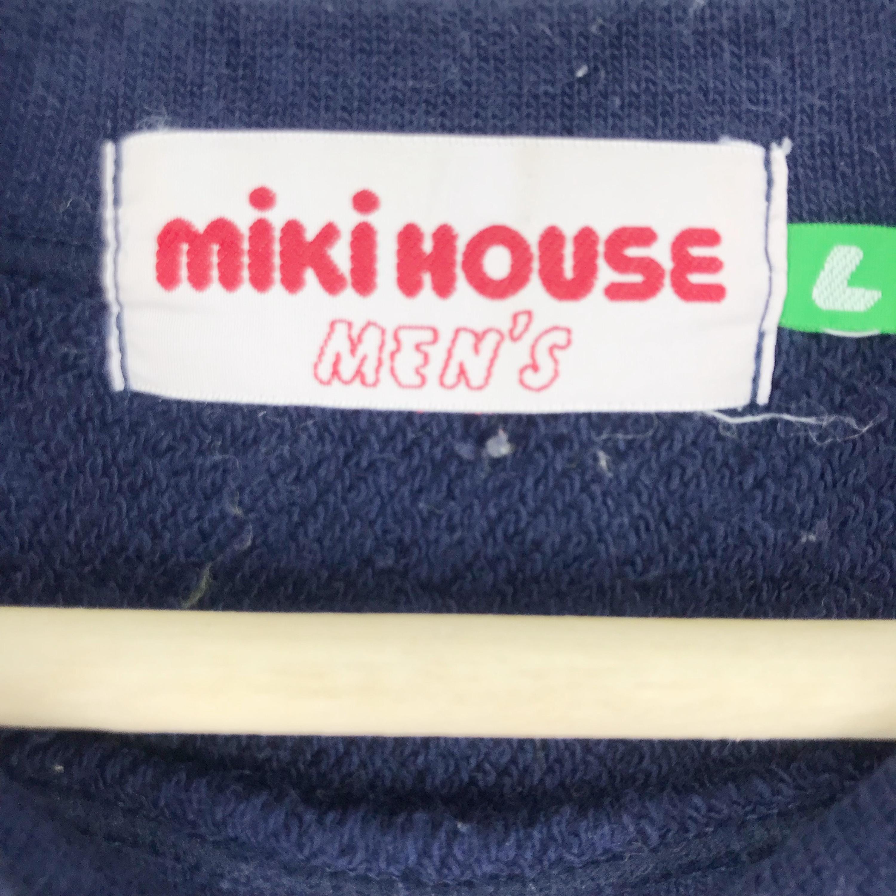 Vintage 90's Miki House Sweatshirt Spell Out Big Logo Pullover