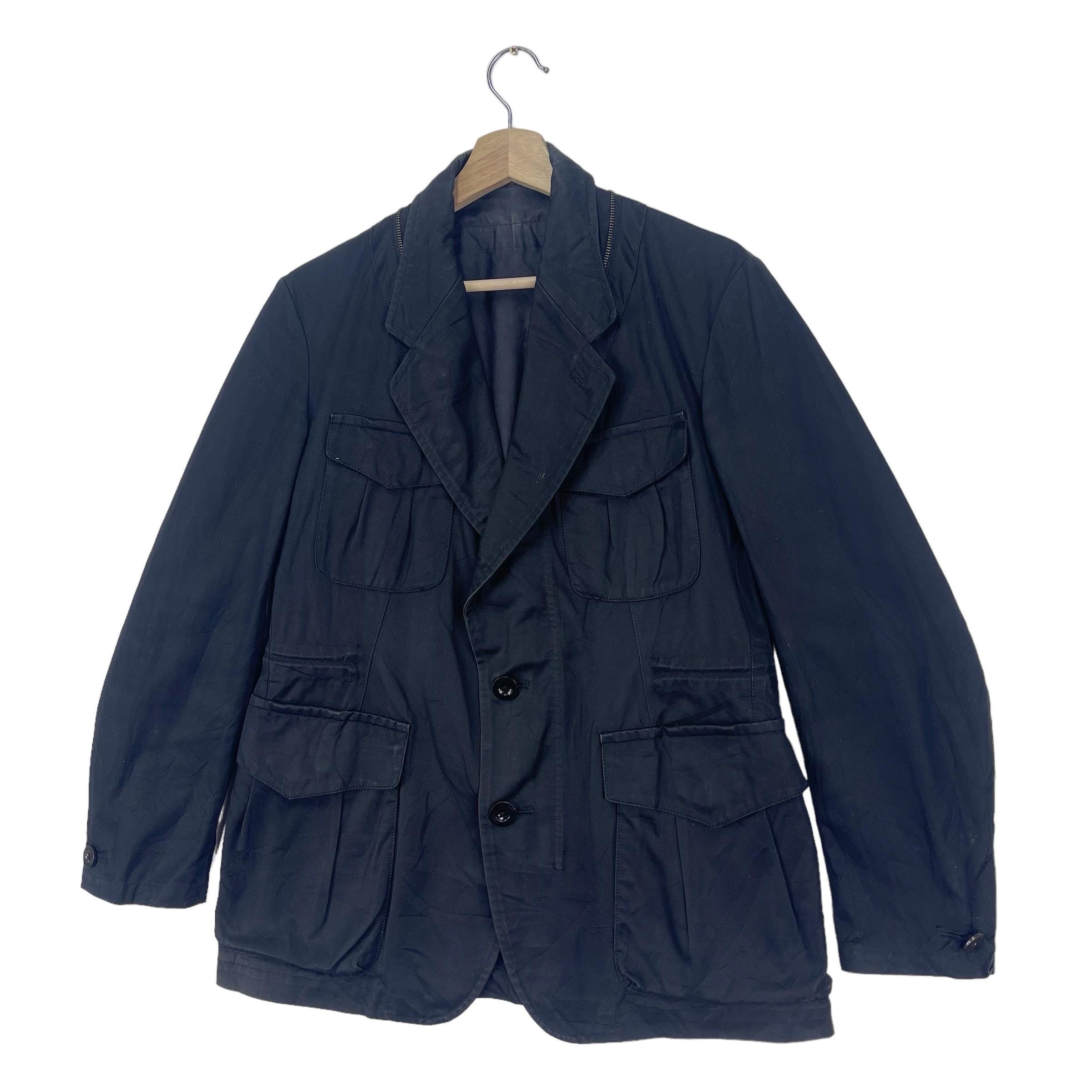 【BAON】Kinu Button Check Over Cotton Jacket TAKEO KIKUCHI Jacket Blouson Zip Up Check 3 L Black MN Used