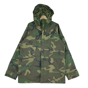 Jaqueta Parka Vintage Army para Clima Frio com Capuz e Camuflagem à Prova de Chuva Parka Tamanho Médio