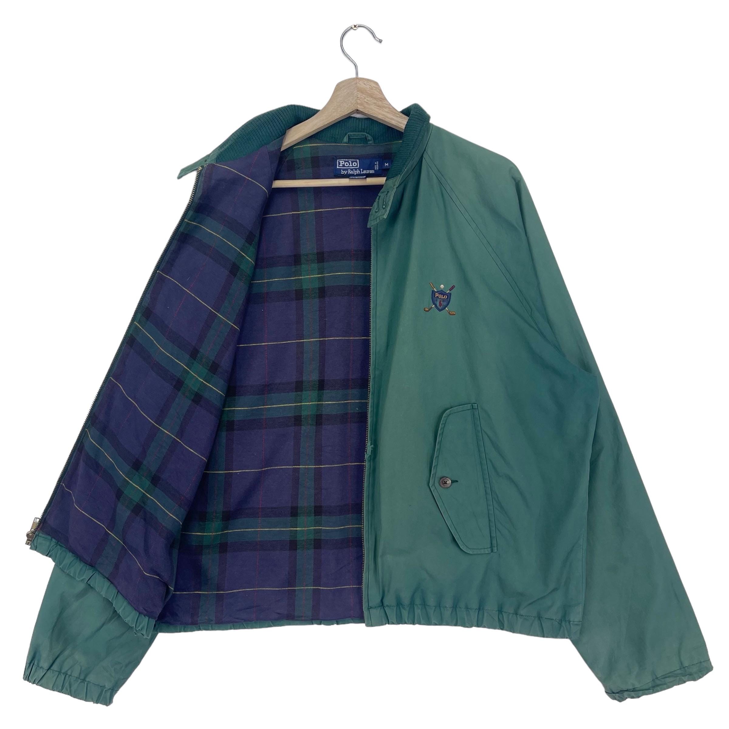 Vintage 90's Polo Ralph Lauren Harrington Jacket Zipper Embroidery