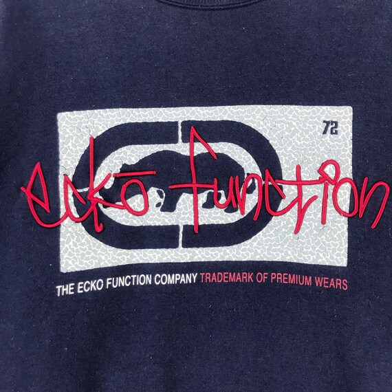 Vintage Ecko Function Sweatshirt Embroidered Over… - image 8