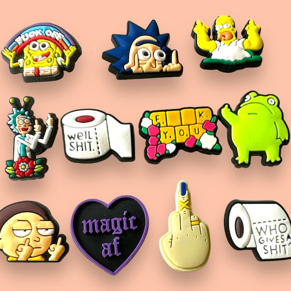 Funny Crocs Jibbitz Etsy